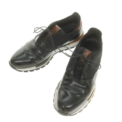 【中古】ベルルッティ Berluti レザー スニーカー ブラック【 7 】【 状態ランクC 】【 メンズ 】