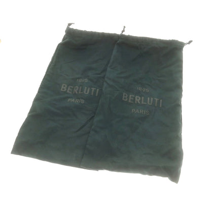 【中古】ベルルッティ Berluti レザー スニーカー ブラック【 7 】【 状態ランクC 】【 メンズ 】