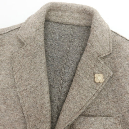 【中古】ラルディーニ LARDINI ×DAIZ ウールポリエステルジャージー チェスターフィールドコート グレージュ系【 48 】【 状態ランクC 】【 メンズ 】