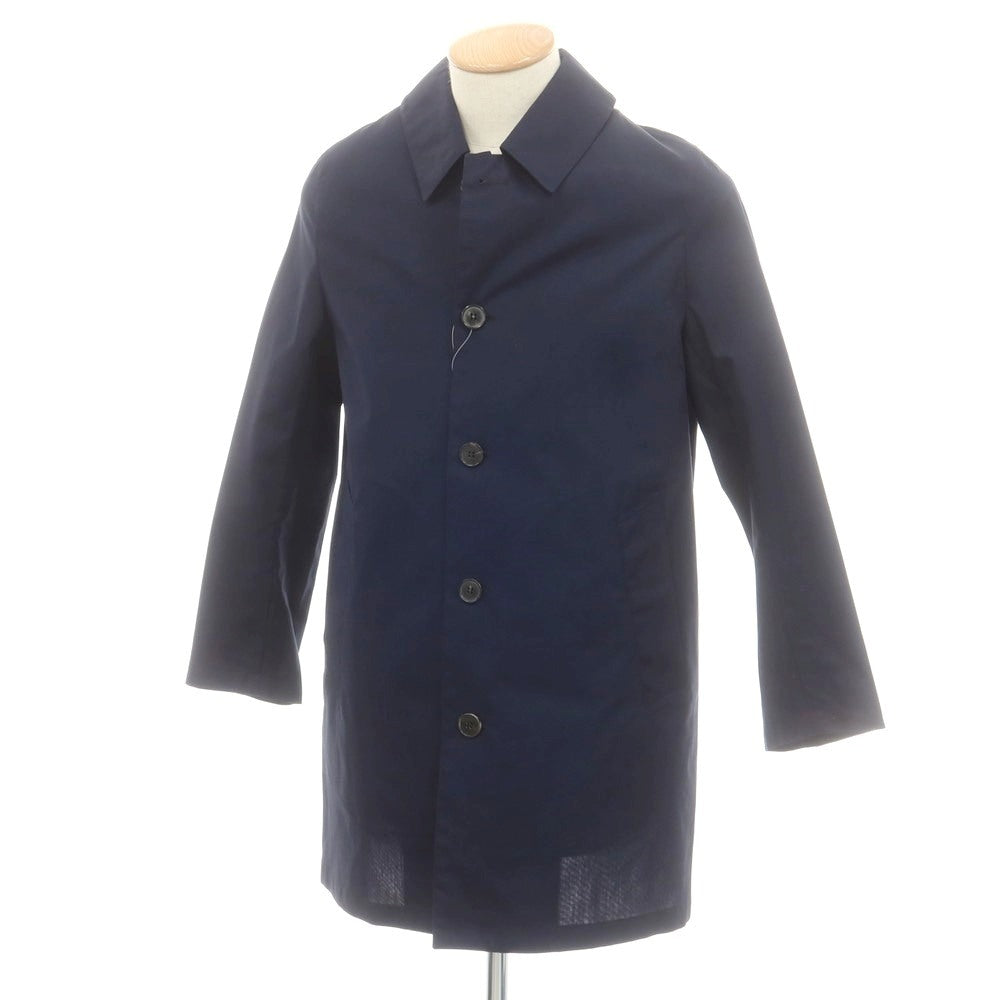 【中古】マッキントッシュ Mackintosh コットン ステンカラーコート ネイビー【 34 】【 状態ランクB 】【 メンズ 】