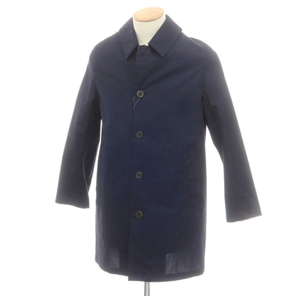 【中古】マッキントッシュ Mackintosh コットン ステンカラーコート ネイビー【 34 】【 状態ランクB 】【 メンズ 】