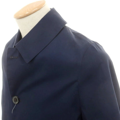 【中古】マッキントッシュ Mackintosh コットン ステンカラーコート ネイビー【 34 】【 状態ランクB 】【 メンズ 】