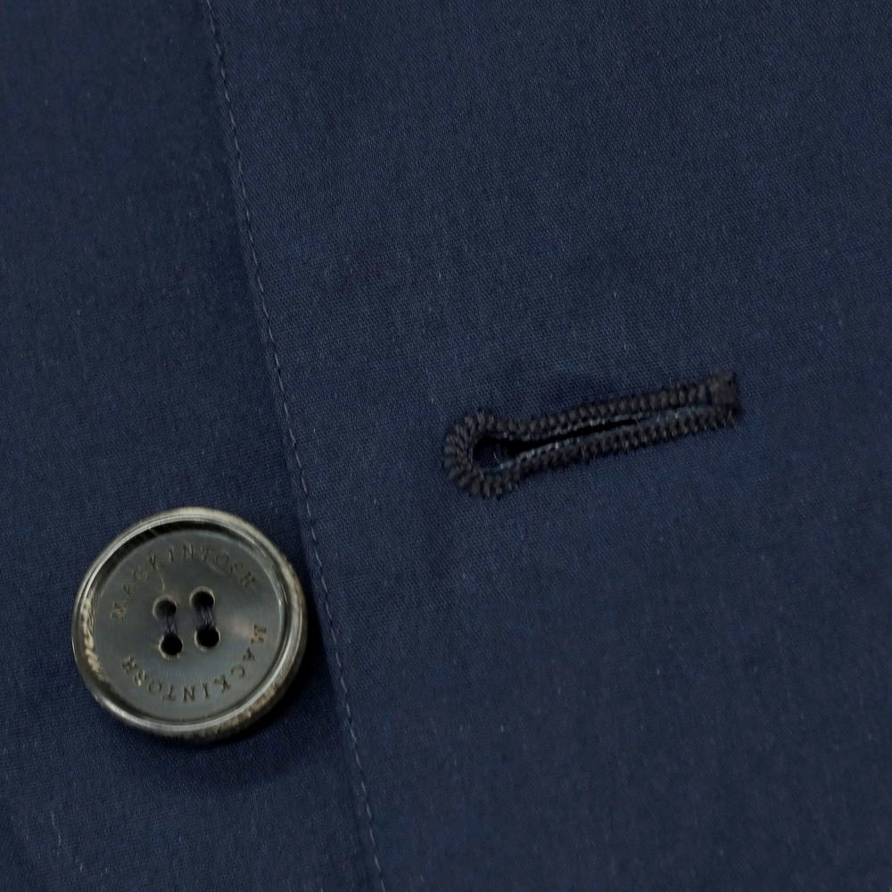 【中古】マッキントッシュ Mackintosh コットン ステンカラーコート ネイビー【 34 】【 状態ランクB 】【 メンズ 】
