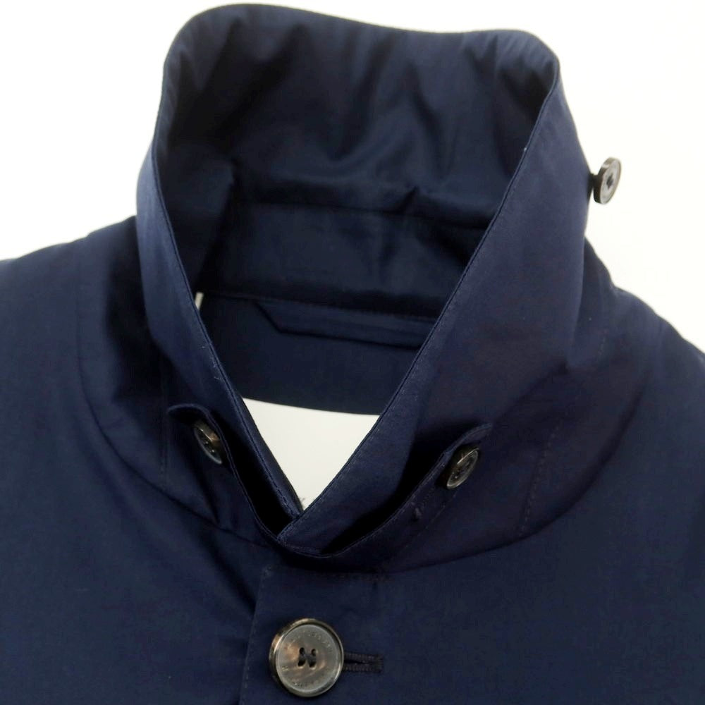 【中古】マッキントッシュ Mackintosh コットン ステンカラーコート ネイビー【 34 】【 状態ランクB 】【 メンズ 】