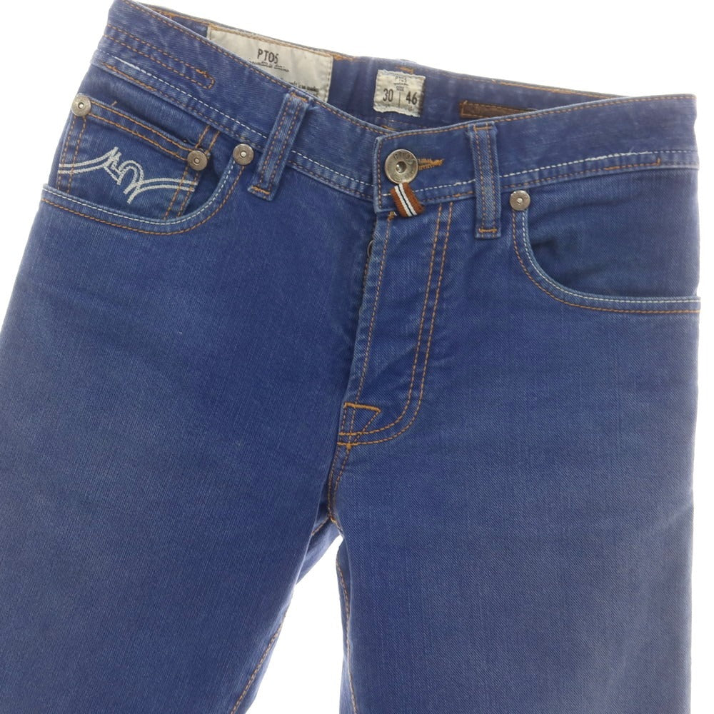 【中古】ピーティーゼロチンクエ PT05 ストレッチ コットン デニムパンツ ブルー【 サイズ30 】【 状態ランクB 】【 メンズ 】 [BPD]