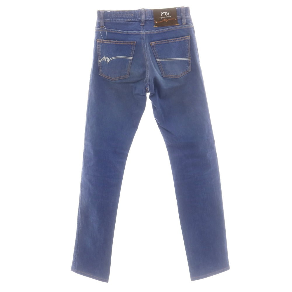 【中古】ピーティーゼロチンクエ PT05 ストレッチ コットン デニムパンツ ブルー【 サイズ30 】【 状態ランクB 】【 メンズ 】 [BPD]
