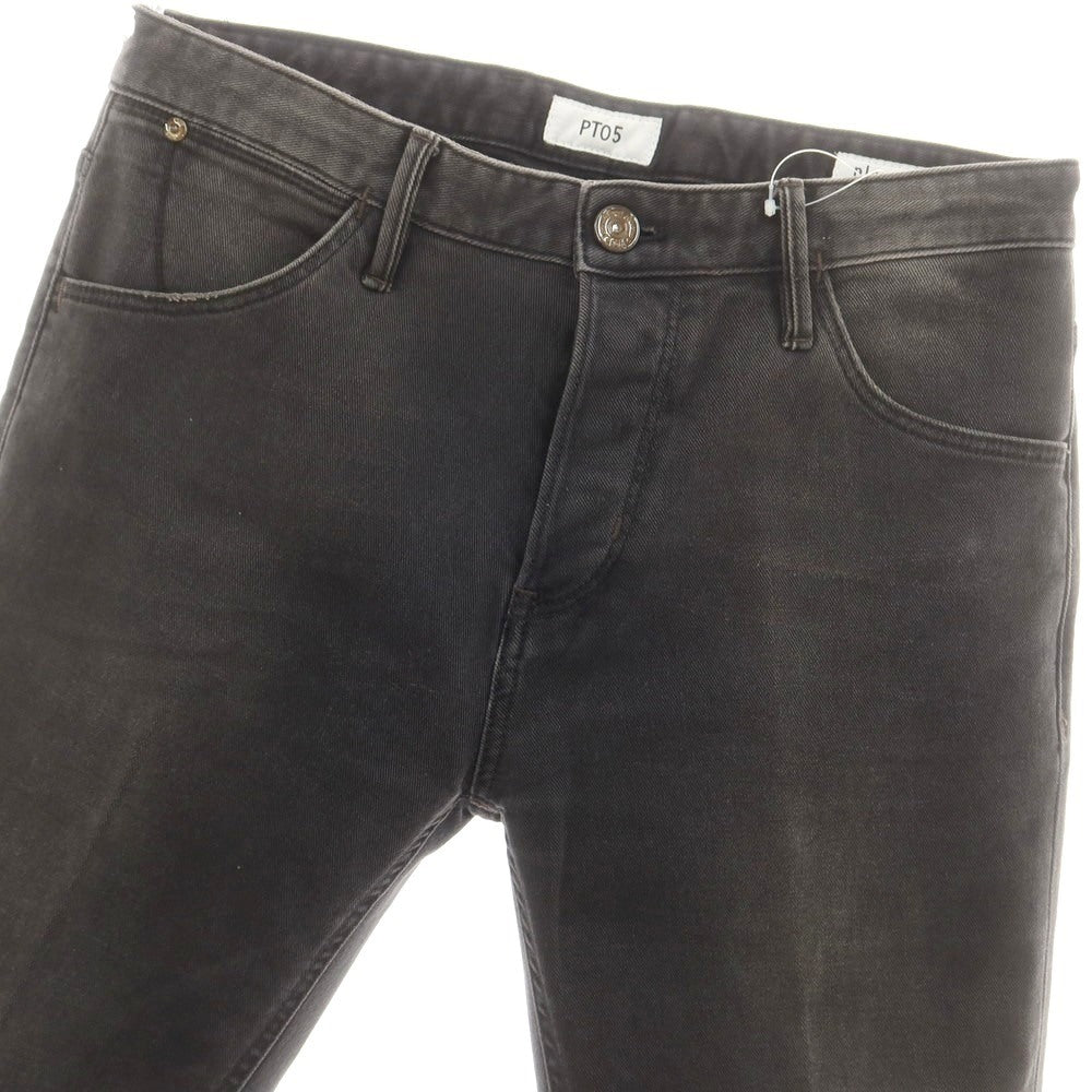 【中古】ピーティーゼロチンクエ PT05 REGGAE ストレッチ コットン ジーンズ デニムパンツ ブラック【サイズ29】【 状態ランクB 】【 メンズ 】 [CPD]