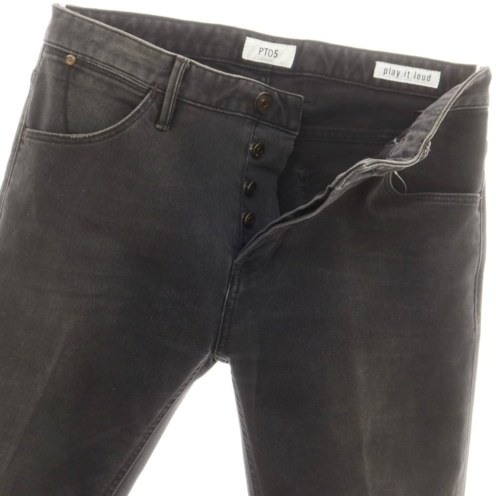 【中古】ピーティーゼロチンクエ PT05 REGGAE ストレッチ コットン ジーンズ デニムパンツ ブラック【 29 】【 状態ランクB 】【 メンズ 】
