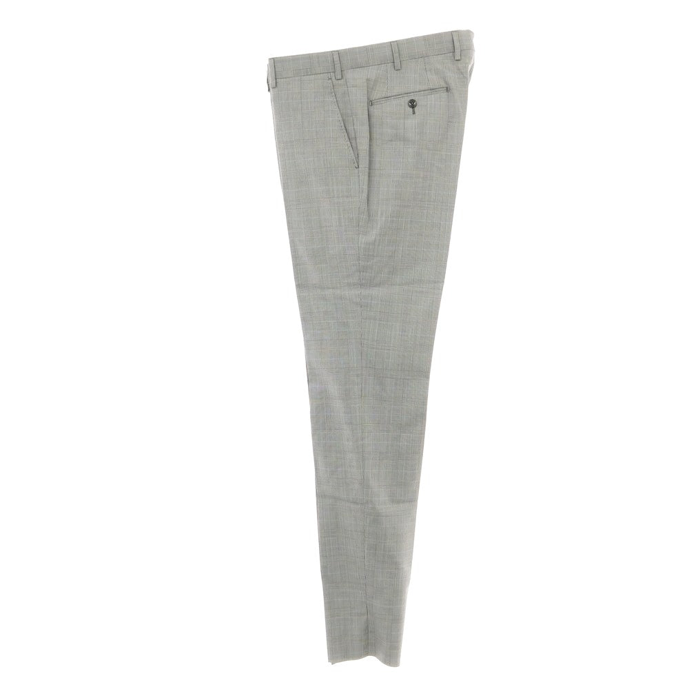 【新品】サルトリア ラトーレ SARTORIA LATORRE グレンチェック ストレッチウール 3つボタンスーツ グレー【サイズ52】【 状態ランクN 】【 メンズ 】[DPD]