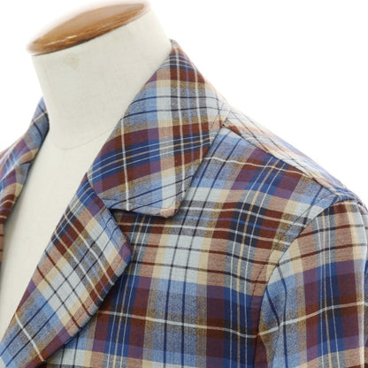 【新品アウトレット】グレンフェル GRENFELL コットンウール系 チェック ジャケット マルチカラー【 38 】【 状態ランクN- 】【 メンズ 】