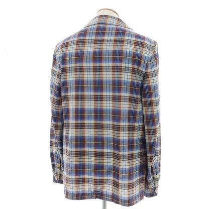 【新品アウトレット】グレンフェル GRENFELL コットンウール系 チェック ジャケット マルチカラー【 38 】【 状態ランクN- 】【 メンズ 】
