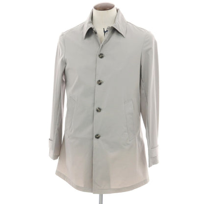 【新品アウトレット】バルバ BARBA ストレッチ ナイロン ステンカラーコート グレー【 50 】【 状態ランクN- 】【 メンズ 】