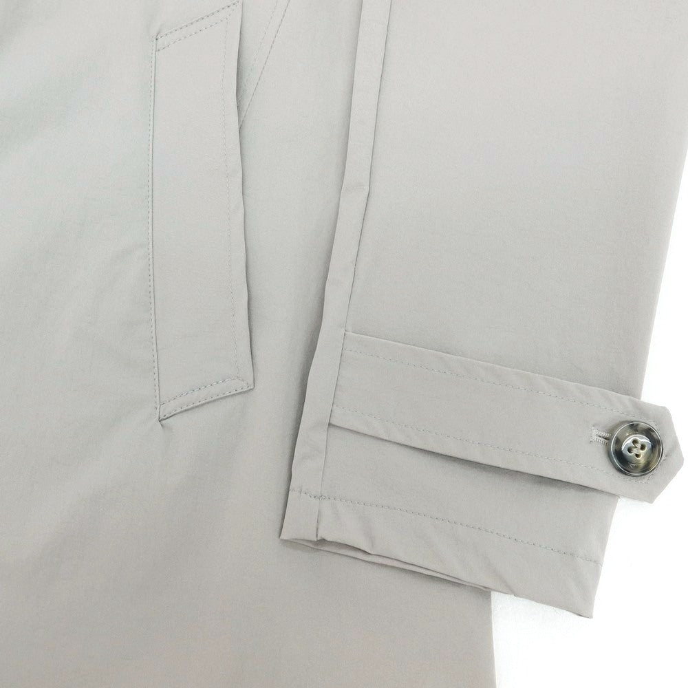 【新品アウトレット】バルバ BARBA ストレッチ ナイロン ステンカラーコート グレー【 50 】【 状態ランクN- 】【 メンズ 】