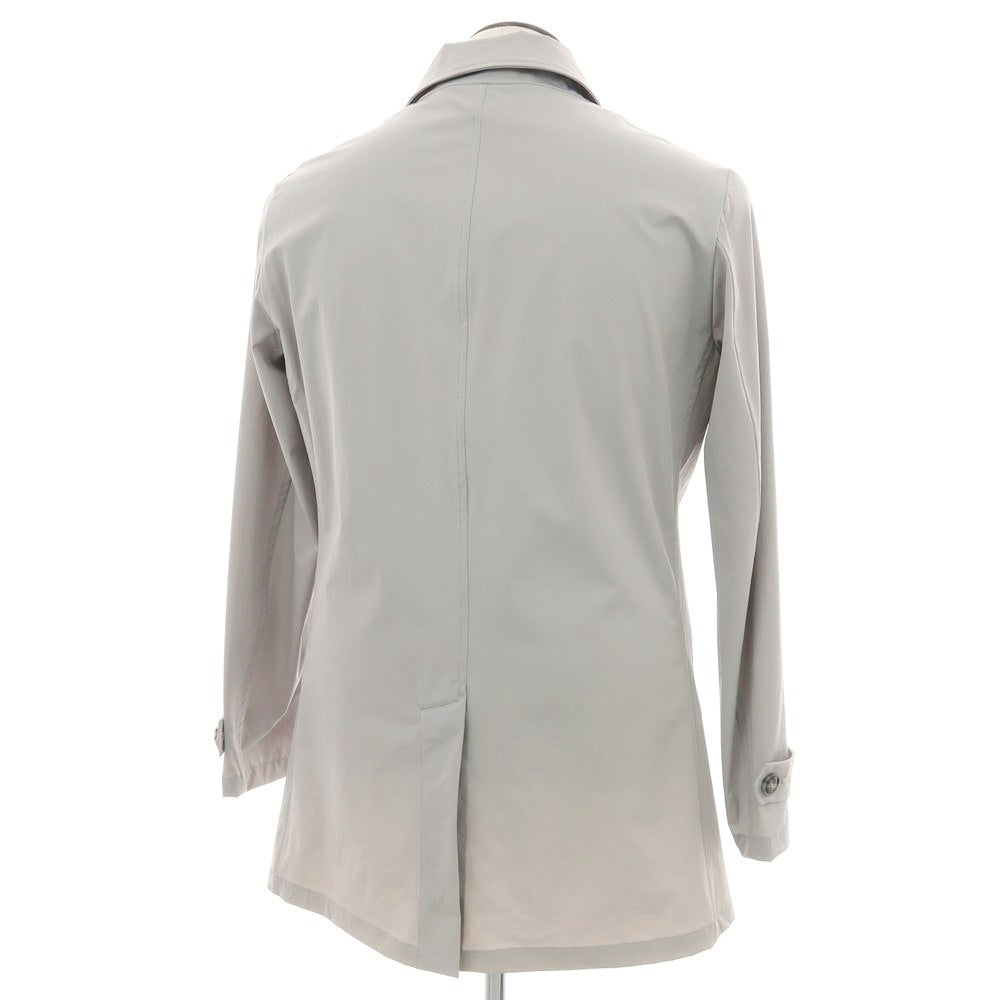 【新品アウトレット】バルバ BARBA ストレッチ ナイロン ステンカラーコート グレー【 50 】【 状態ランクN- 】【 メンズ 】