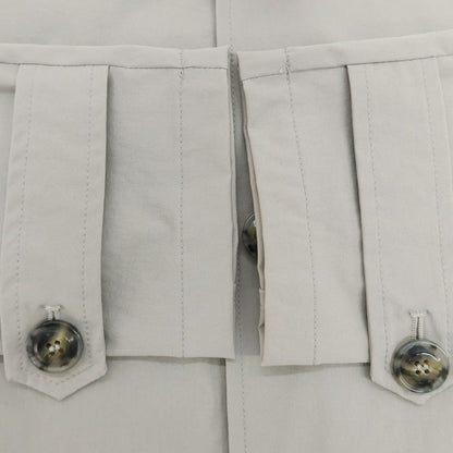 【新品アウトレット】バルバ BARBA ストレッチ ナイロン ステンカラーコート グレー【 50 】【 状態ランクN- 】【 メンズ 】