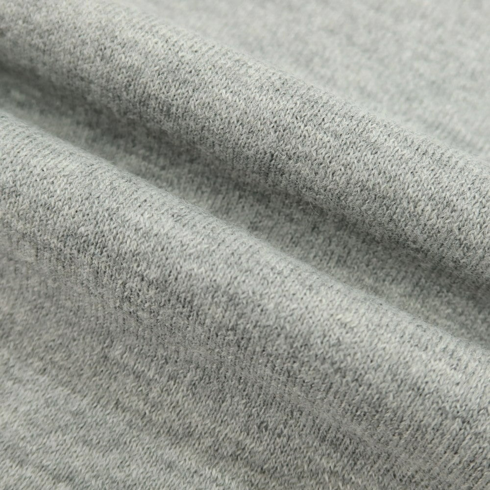 【新品】ヴィルーム V::loom ハイゲージ ポリエステルコットンカシミヤ クルーネック 半袖 プルオーバーニット グレー【 M 】【 状態ランクN 】【 メンズ 】