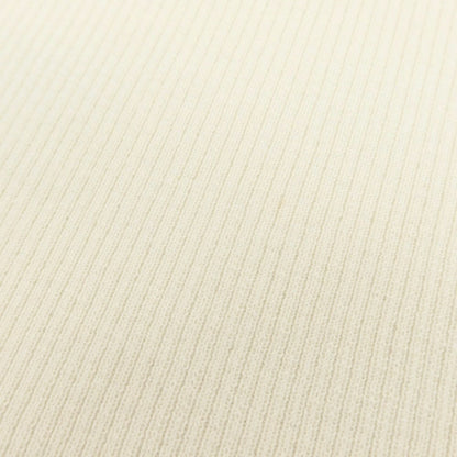 【新品アウトレット】ヴィルーム V::loom ポリエステルコットンカシミヤ クルーネック 半袖 リブ プルオーバーニット アイボリー【 L 】【 状態ランクN- 】【 メンズ 】