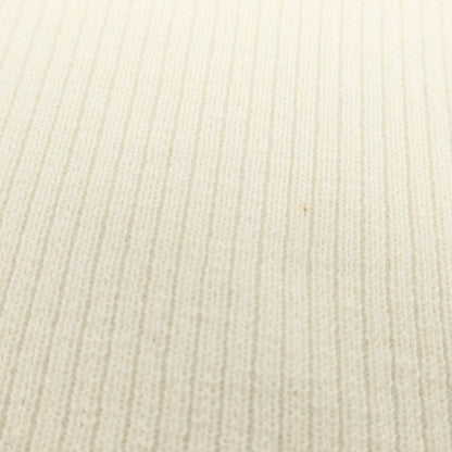 【新品アウトレット】ヴィルーム V::loom ポリエステルコットンカシミヤ クルーネック 半袖 リブ プルオーバーニット アイボリー【 L 】【 状態ランクN- 】【 メンズ 】