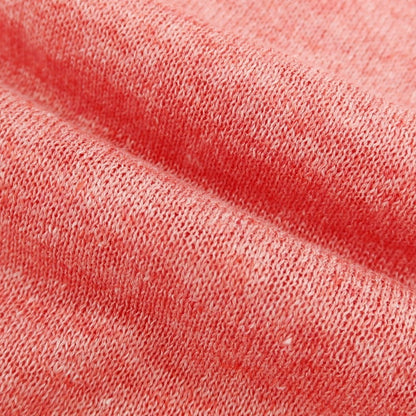 【新品】ヴィルーム V::loom リネン クルーネック 半袖 プルオーバーニット レッド【 M 】【 状態ランクN 】【 メンズ 】