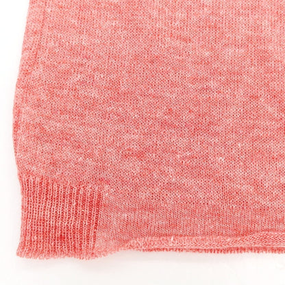 【新品】ヴィルーム V::loom リネン クルーネック 半袖 プルオーバーニット レッド【サイズM】【 状態ランクN 】【 メンズ 】 [EPD]