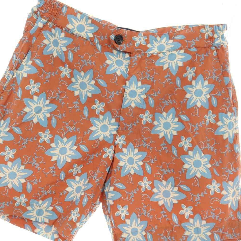 【新品】インコテックス INCOTEX mare ナイロン 花柄 フラワー プリント スイムウェア 水着 ライトオレンジブラウン【サイズ46】【 状態ランクN 】【 メンズ 】