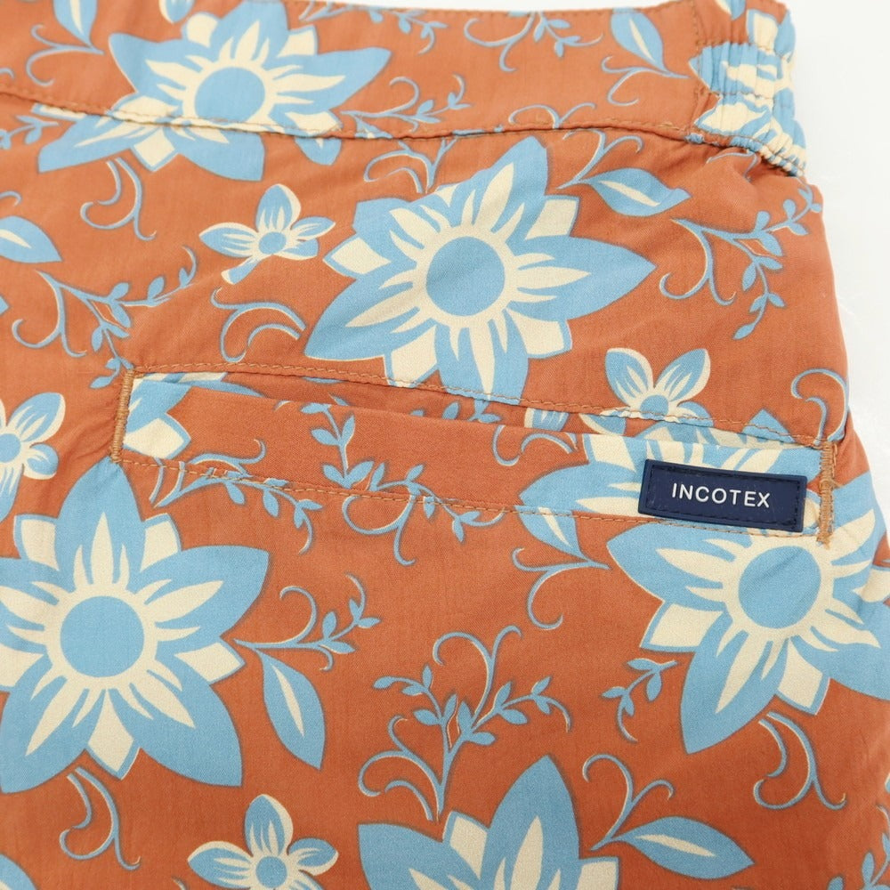 新品】インコテックス INCOTEX mare ナイロン 花柄 フラワー プリント