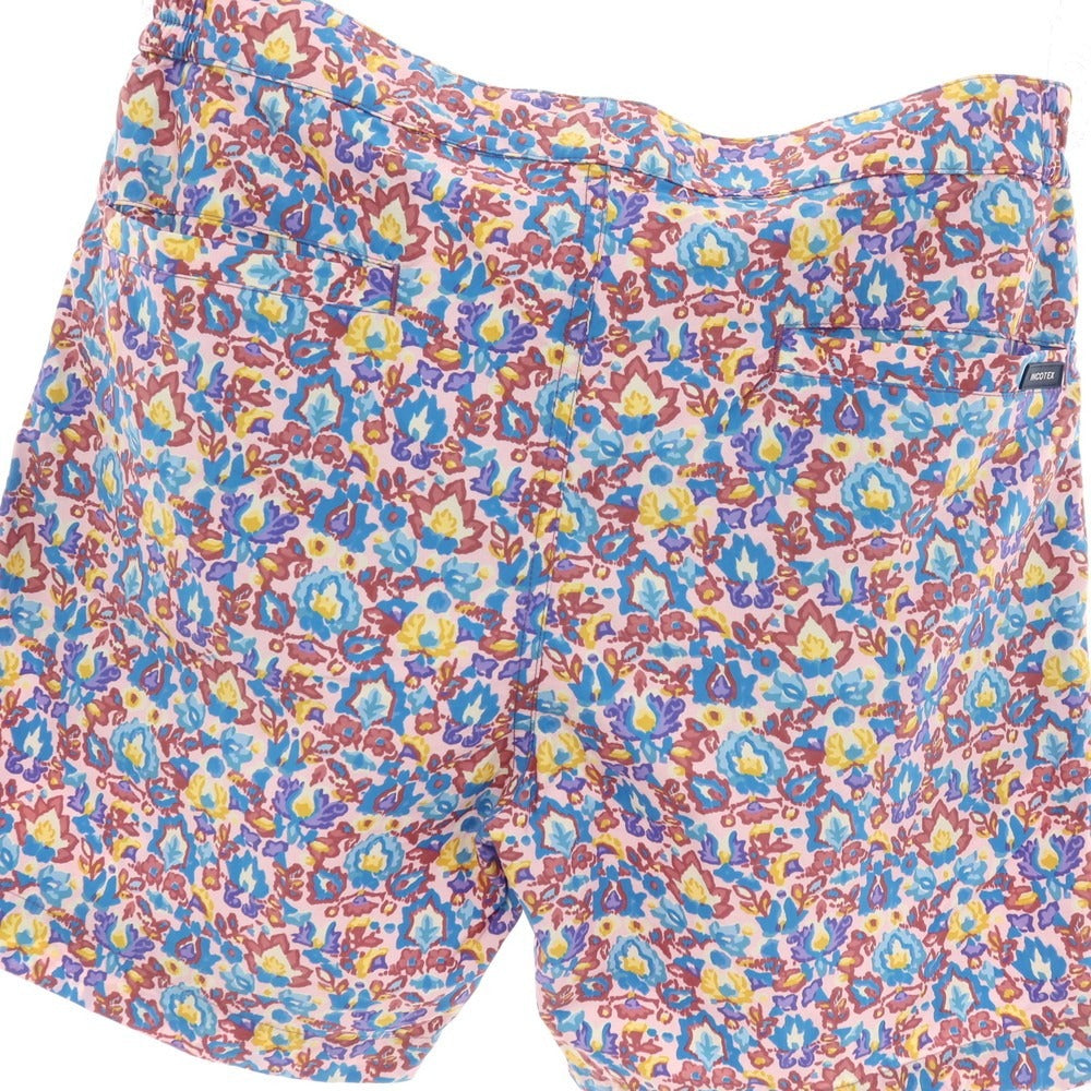 【新品】インコテックス INCOTEX mare ナイロン ボタニカル プリント スイムウェア 水着 ライトピンクxブルー【サイズ46】【 状態ランクN 】【 メンズ 】