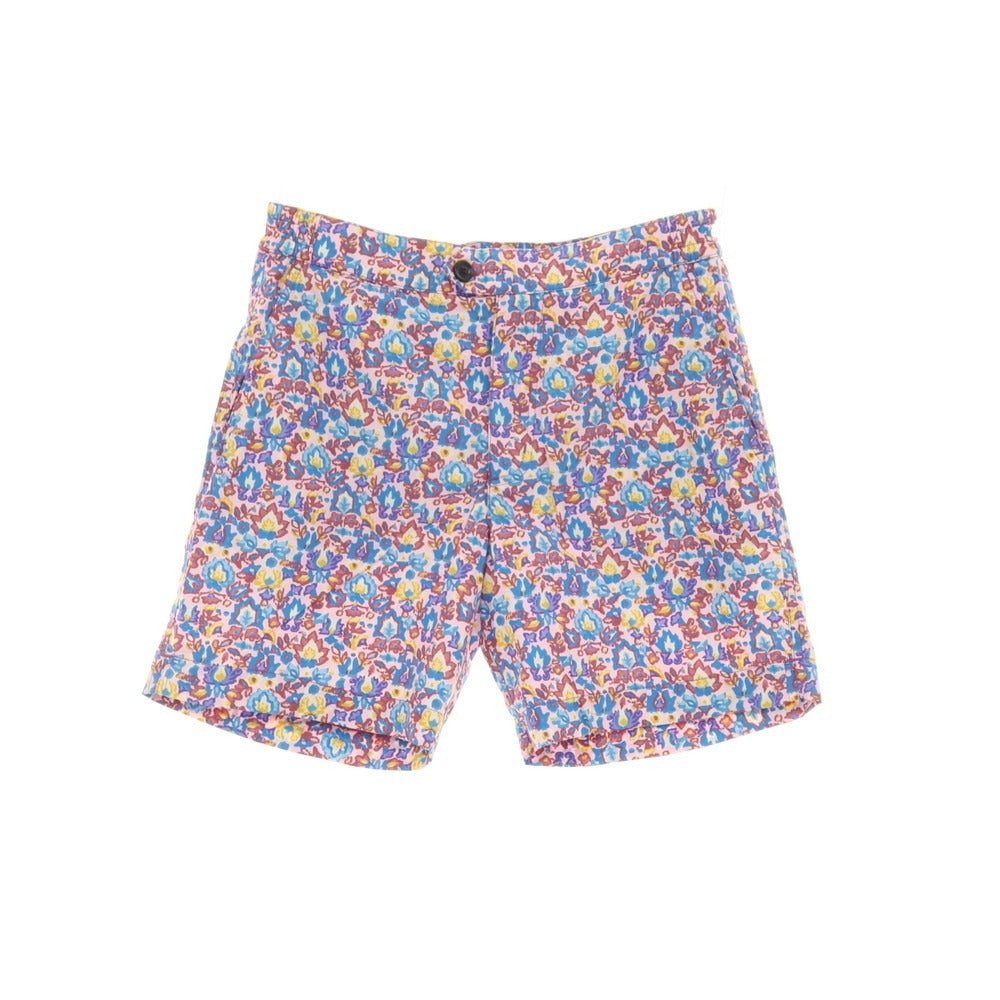 【新品】インコテックス INCOTEX mare ナイロン ボタニカル プリント スイムウェア 水着 ライトピンクxブルー【サイズ48】【 状態ランクN 】【 メンズ 】