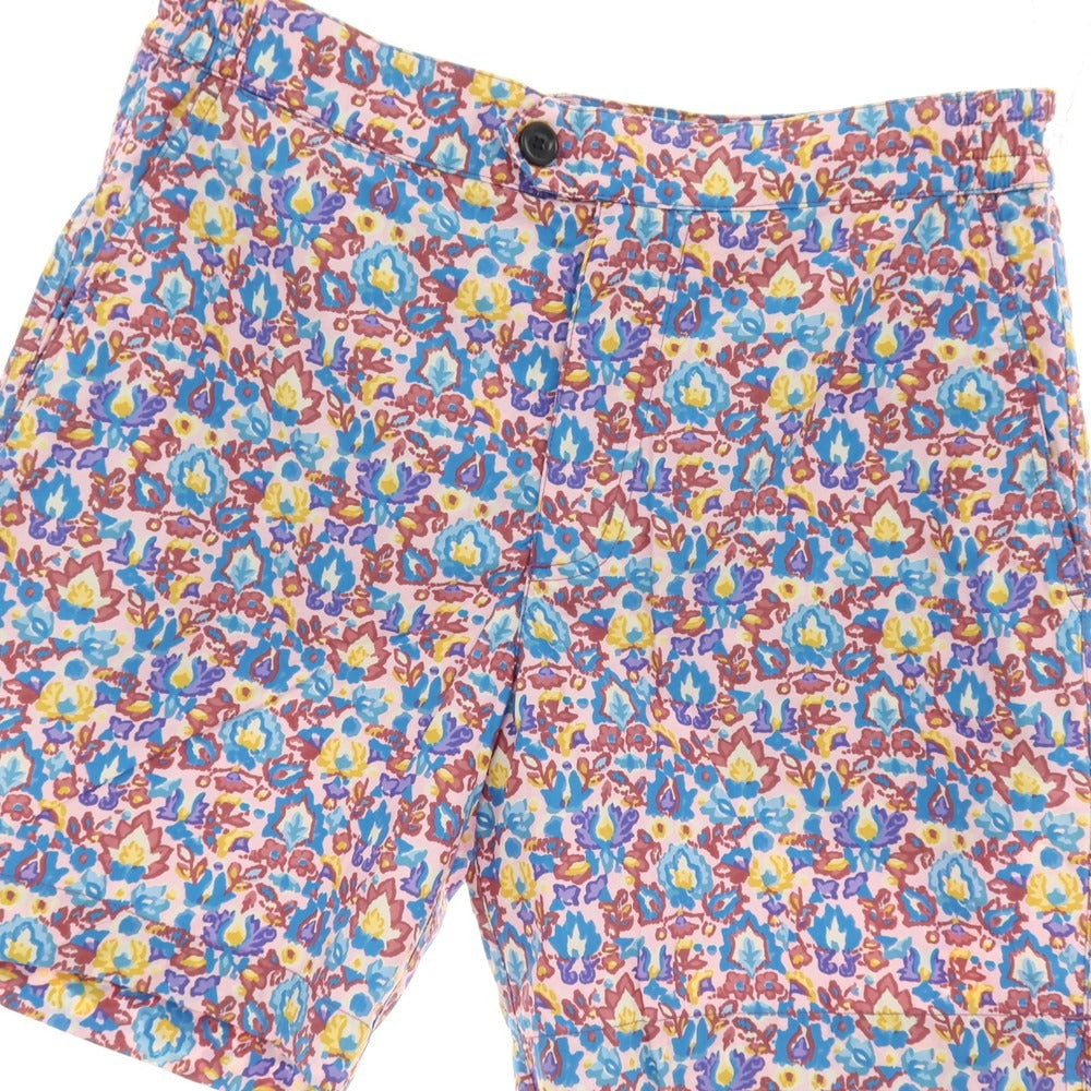 【新品】インコテックス INCOTEX mare ナイロン ボタニカル プリント スイムウェア 水着 ライトピンクxブルー【サイズ48】【 状態ランクN 】【 メンズ 】