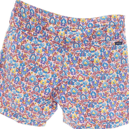 【新品】インコテックス INCOTEX mare ナイロン ボタニカル プリント スイムウェア 水着 ライトピンクxブルー【サイズ50】【 状態ランクN 】【 メンズ 】