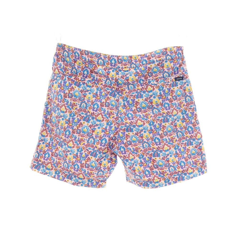 【新品】インコテックス INCOTEX mare ナイロン ボタニカル プリント スイムウェア 水着 ライトピンクxブルー【サイズ50】【 状態ランクN 】【 メンズ 】