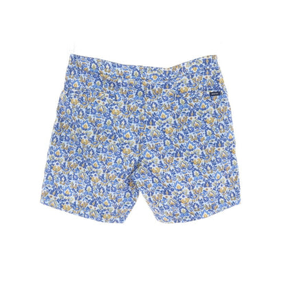 【新品】インコテックス INCOTEX mare ナイロン ボタニカル プリント スイムウェア 水着 ライトブルーxブルー【サイズ50】【 状態ランクN 】【 メンズ 】
