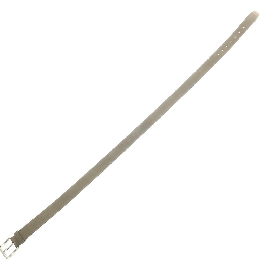 【新品アウトレット】スローウェア SLOWEAR スエードレザー ベルト オリーブ【 105 】【 状態ランクN- 】【 メンズ 】