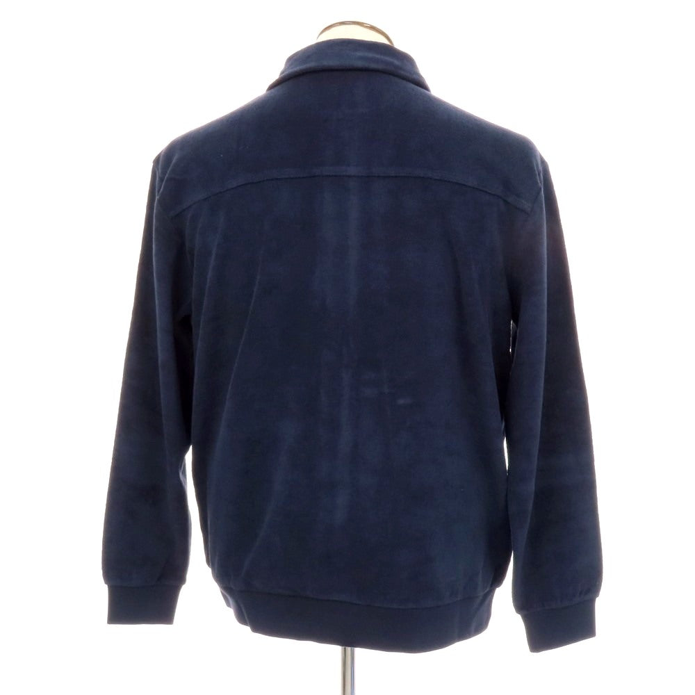 新品　ZANONE ザノーネ パイル ブルゾン ネイビー　ブルー 新品】ザノーネ ZANONE コットン パイル ブルゾン ネイビー【サイズL
