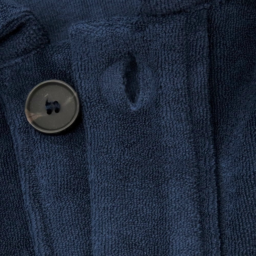 新品】ザノーネ ZANONE コットン パイル ブルゾン ネイビー【サイズL