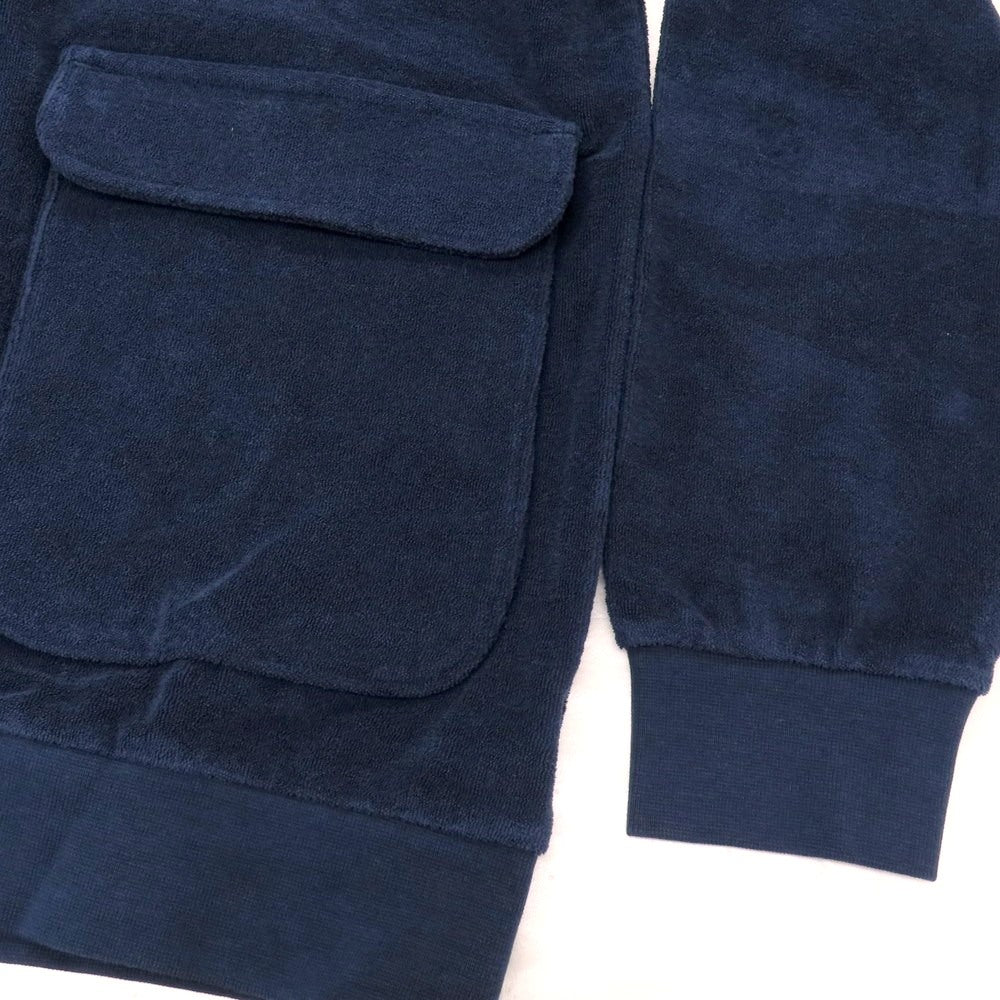 新品】ザノーネ ZANONE コットン パイル ブルゾン ネイビー【サイズL