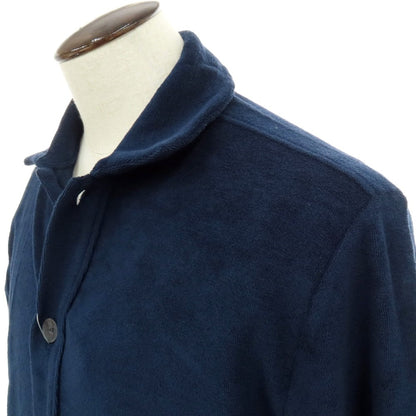 【新品】ザノーネ ZANONE コットン パイル ブルゾン ネイビー【 L 】【 状態ランクN 】【 メンズ 】