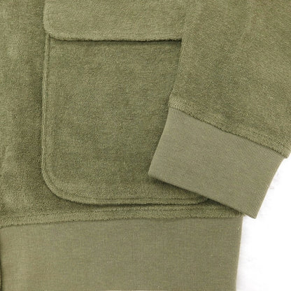 【新品】ザノーネ ZANONE コットン パイル ブルゾン オリーブ【 S 】【 状態ランクN 】【 メンズ 】