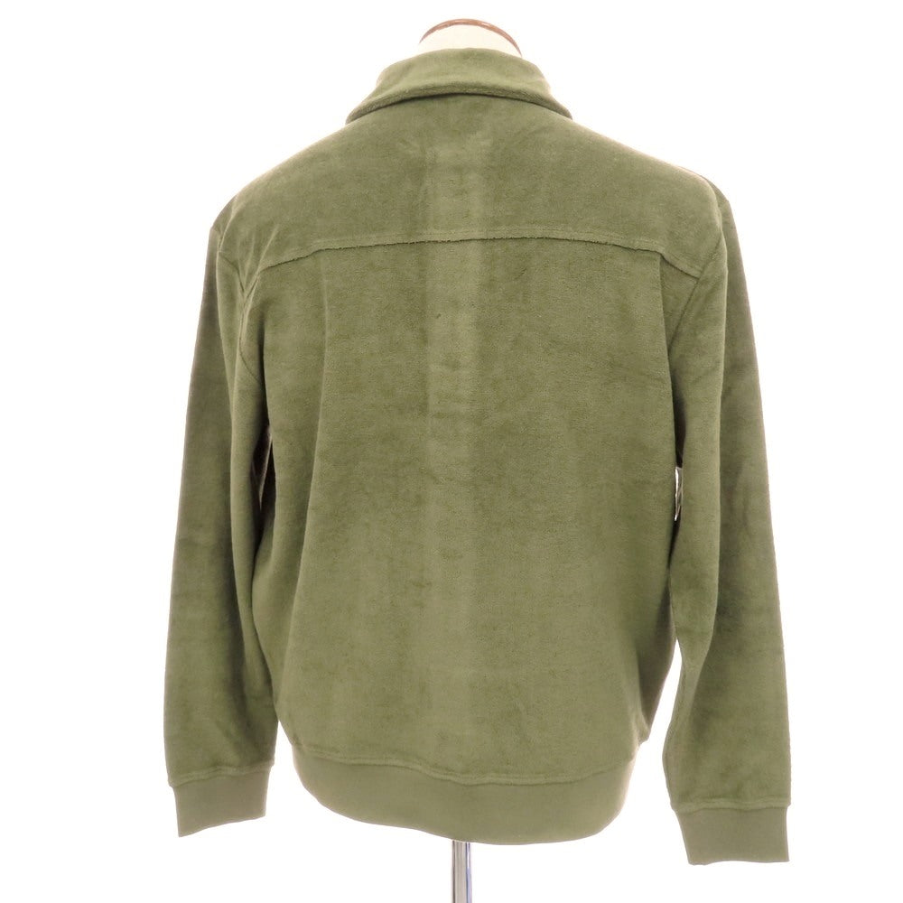 【新品】ザノーネ ZANONE コットン パイル ブルゾン オリーブ【サイズM】【 状態ランクN 】【 メンズ 】 [EPD]