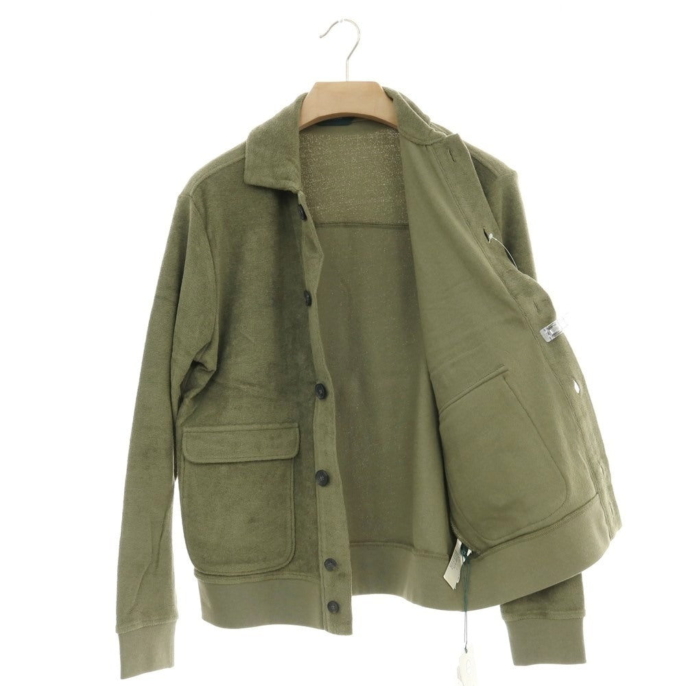 新品】ザノーネ ZANONE コットン パイル ブルゾン オリーブ【サイズM