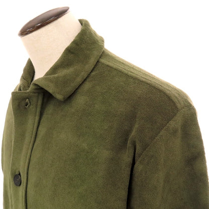 【新品】ザノーネ ZANONE コットン パイル ブルゾン ダークオリーブ【 L 】【 状態ランクN 】【 メンズ 】