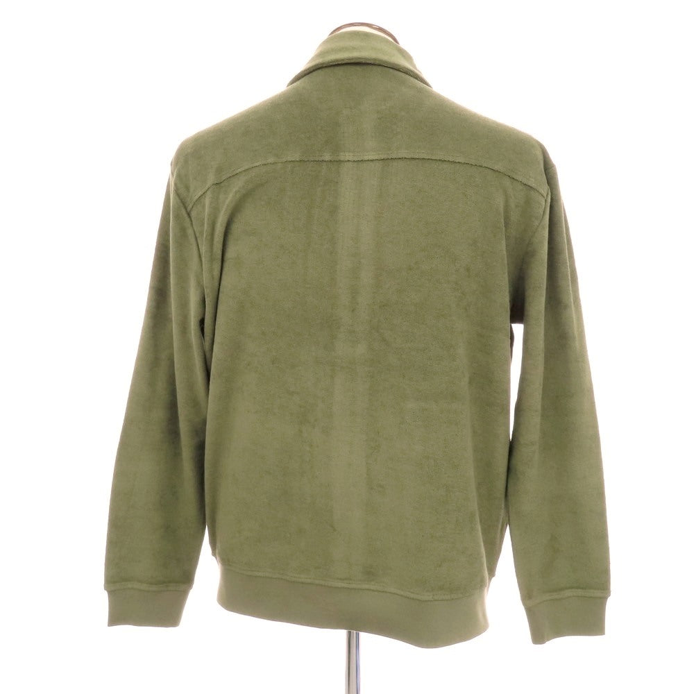 【新品】ザノーネ ZANONE コットン パイル ブルゾン オリーブ【サイズL】【 状態ランクN 】【 メンズ 】 [EPD]