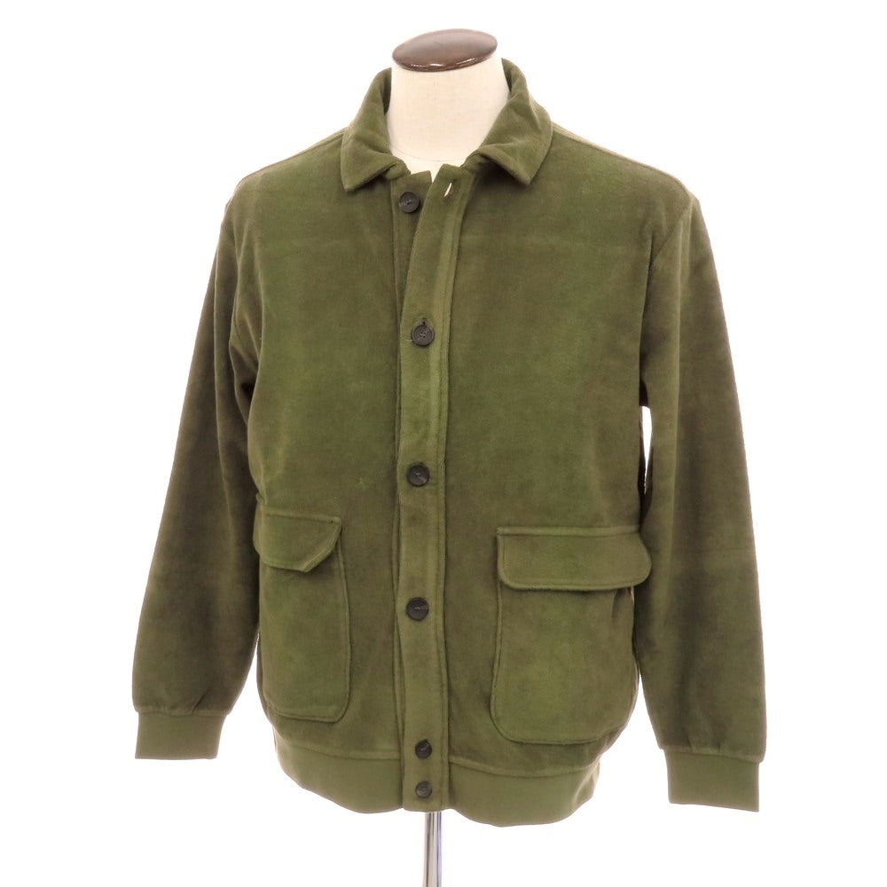 【新品】ザノーネ ZANONE コットン パイル ブルゾン ダークオリーブ【 L 】【 状態ランクN 】【 メンズ 】