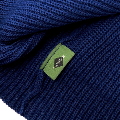 【新品】ザノーネ ZANONE コットン リブニット カーディガン ジャケット ネイビー【 50 】【 状態ランクN 】【 メンズ 】