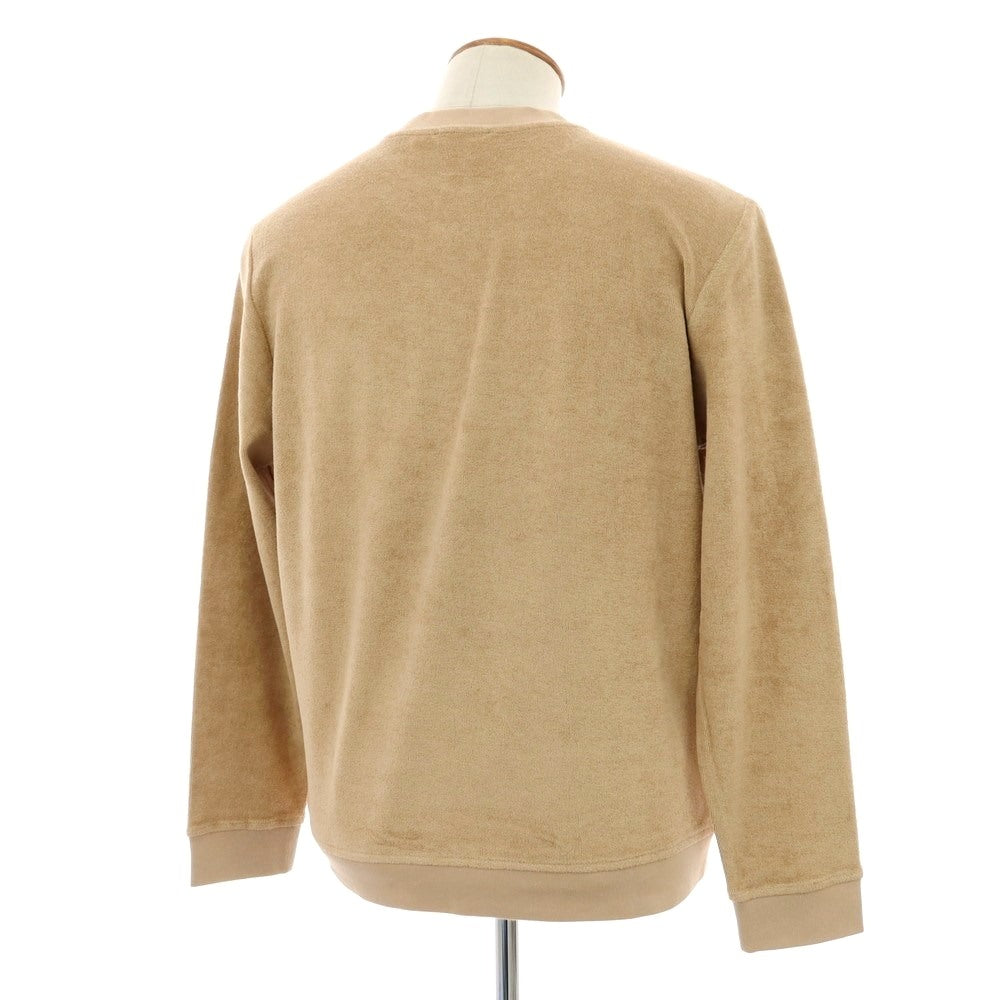 【新品】ザノーネ ZANONE コットン パイル クルーネック スウェット ベージュ【サイズM】【 状態ランクN 】【 メンズ 】 [EPD]