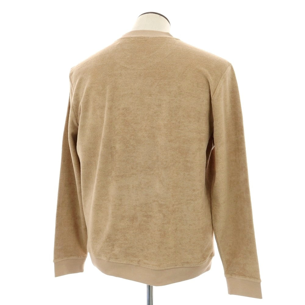 【新品】ザノーネ ZANONE コットン パイル クルーネック スウェット ベージュ【 L 】【 状態ランクN 】【 メンズ 】