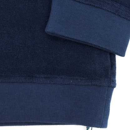 【新品】ザノーネ ZANONE コットン パイル クルーネック スウェット ネイビー【 L 】【 状態ランクN 】【 メンズ 】