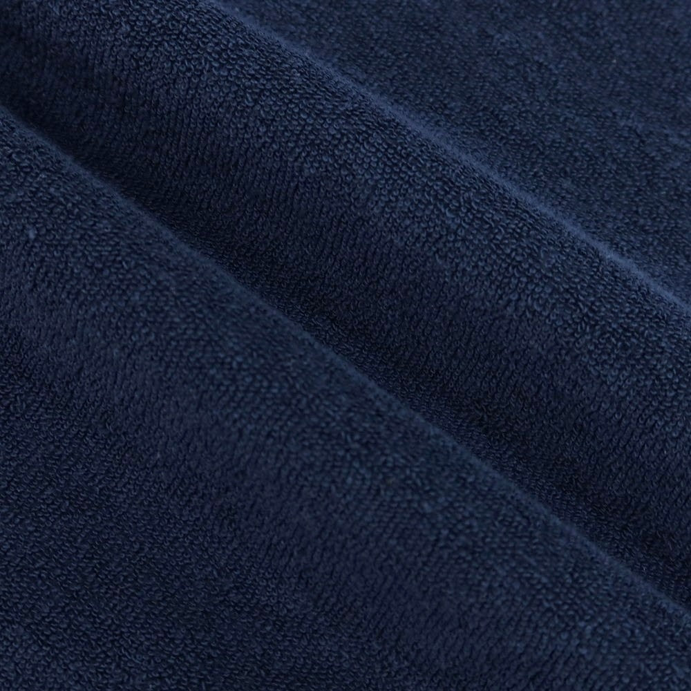 【新品】ザノーネ ZANONE コットン パイル クルーネック スウェット ネイビー【サイズL】【 状態ランクN 】【 メンズ 】[DPD]
