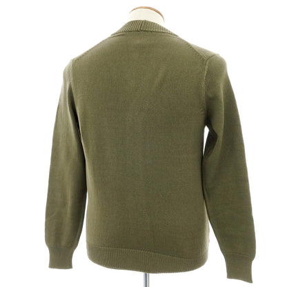 【新品アウトレット】ザノーネ ZANONE ミドルゲージ コットン カーディガン オリーブグリーン【 46 】【 状態ランクN- 】【 メンズ 】