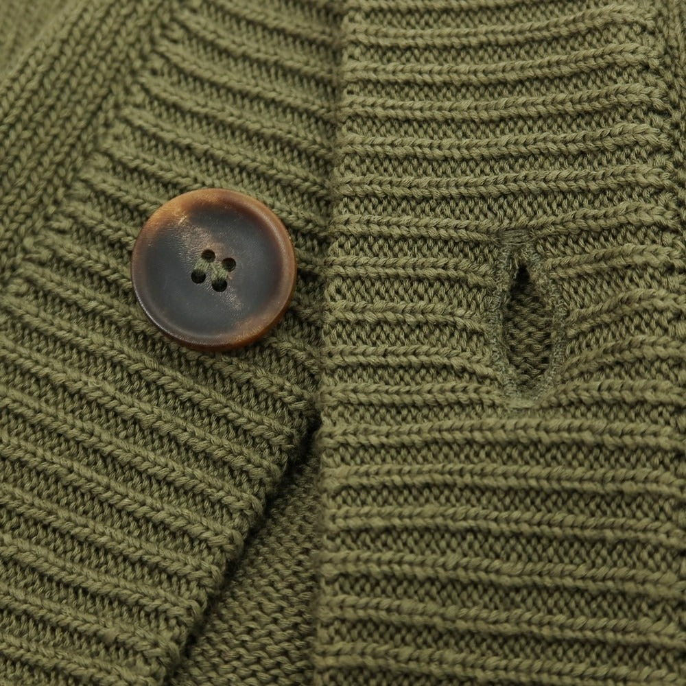 【新品アウトレット】ザノーネ ZANONE ミドルゲージ コットン カーディガン オリーブグリーン【 46 】【 状態ランクN- 】【 メンズ 】